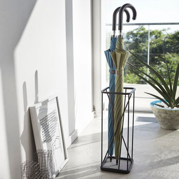 Portaombrelli nero Square - YAMAZAKI-image-3