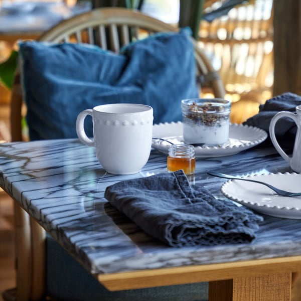 Tazza in gres bianco, 370 ml Pearl - Costa Nova-image-2