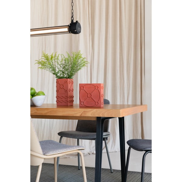 Vaso in cemento arancione Graphic - Zuiver-image-2