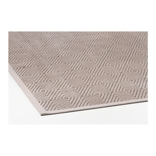 Tappeto bifacciale a motivi beige , 70 x 140 cm Kalana - Narma-image-2