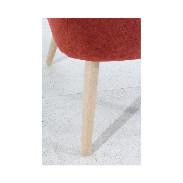 Poltrona Sari Velur rosso mattone - Max Winzer-image-4