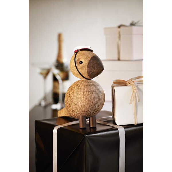 Statuetta in legno di quercia Songbird Alfred - Kay Bojesen Denmark-image-1