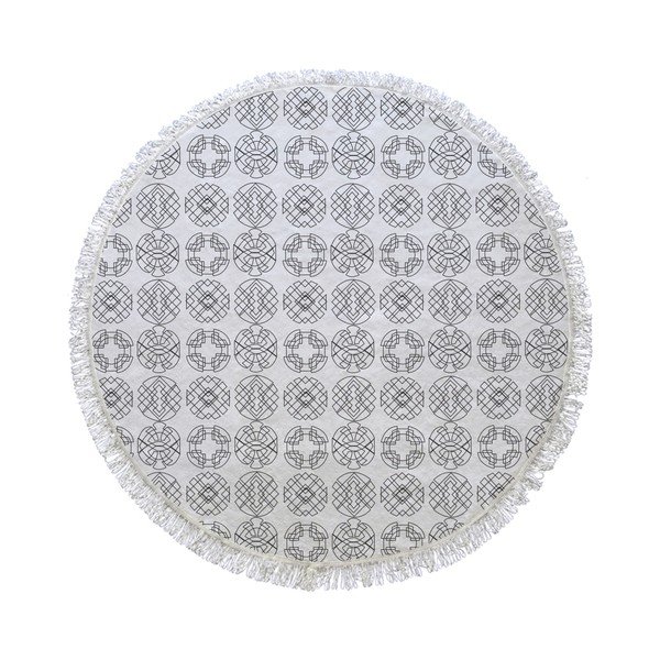 Kruhová plážová osuška La Chanta Makzuro Round Beach Towel, ⌀ 1,5 m