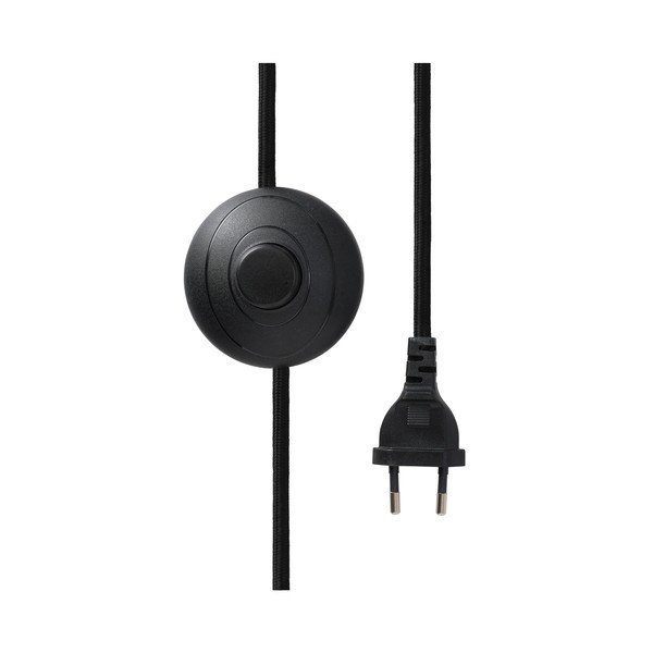 Lampada da terra nera in metallo con struttura flessibile (altezza totale 169 cm) Louisiana – Ellos Home-image-4
