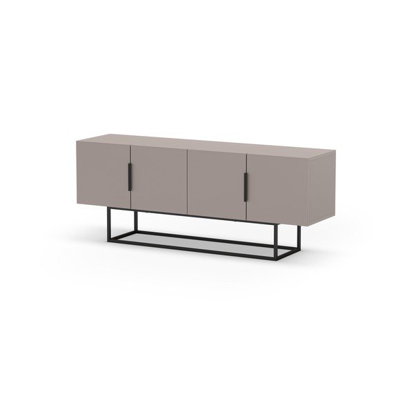 Mobile TV grigio/beige 140x55 cm Titan – Marckeric-image-4