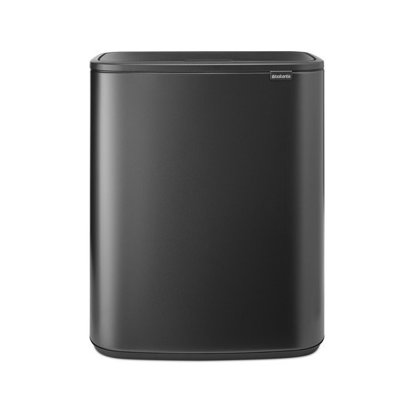 Bidone in acciaio grigio scuro touch per raccolta differenziata 60 l Bo Touch Bin - Brabantia-image-4