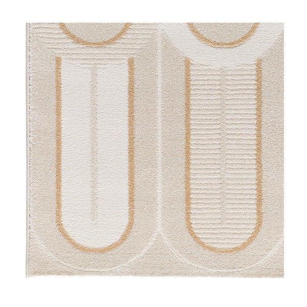 Tappeto color crema 133x190 cm Flora – Universal-image-3