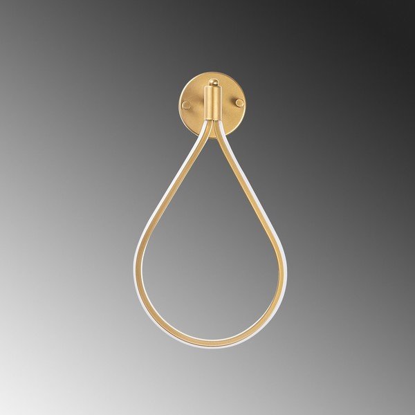 Lampada da parete a LED di colore oro Damla - Opviq lights-image-1