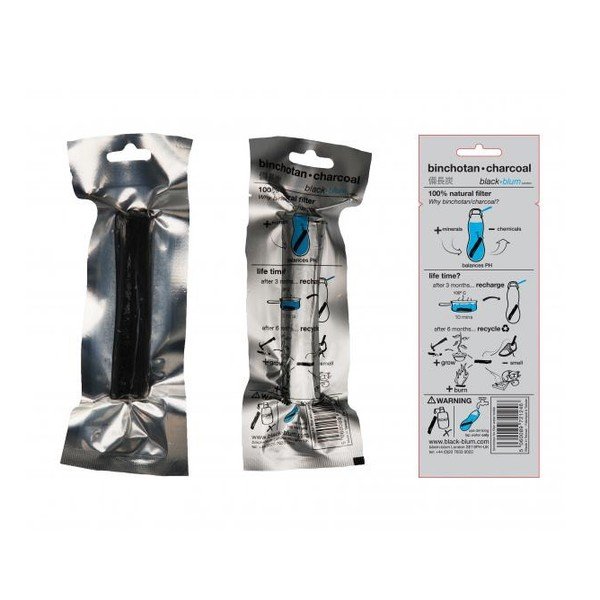 Bacchette di ricambio al carbone di legna per le bottiglie e le caraffe Black Blum Eau - Black + Blum-image-1