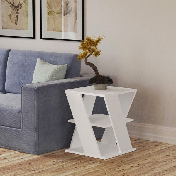 Tavolino bianco Cyclo White - Decortie-image-1