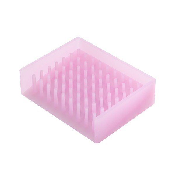 Růžová podložka pod mýdlo YAMAZAKI Float