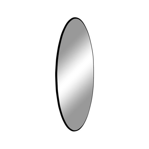 Specchio da parete rotondo con cornice nera , ø 40 cm Jersey - House Nordic-image-1