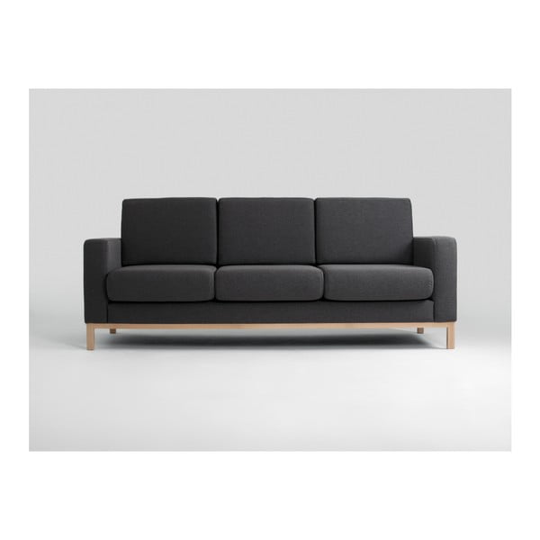 Divano a tre posti grigio antracite Custom Form Scandic - CustomForm-image-1