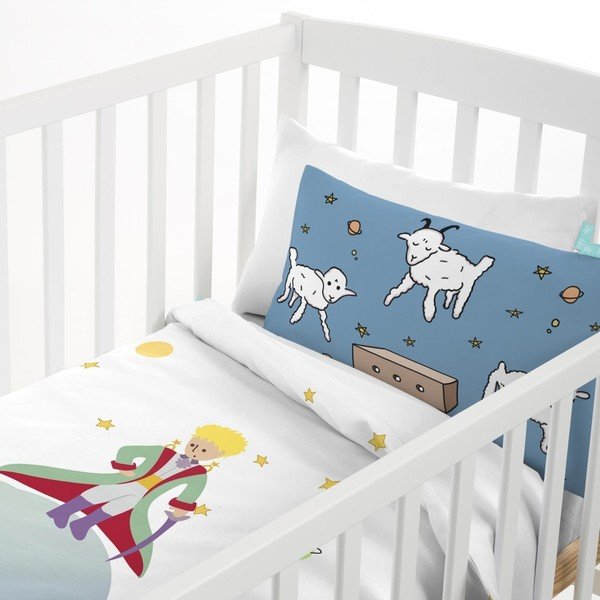 Copripiumino e cuscino in cotone per bambini , 100 x 120 cm Le Petit Prince - Mr. Fox-image-1