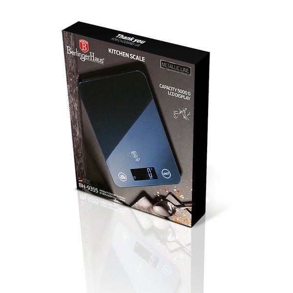 Bilancia da cucina Aquamarine Metallic Line - BerlingerHaus-image-3