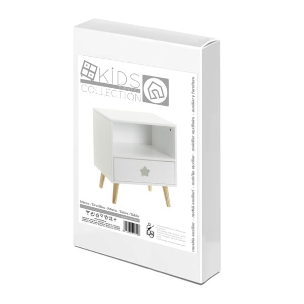 Comodino bianco per bambini - Casa Selección-image-4