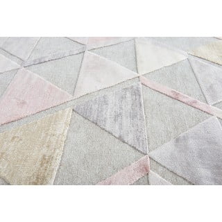 Tappeto grigio , 60 x 110 cm Margot Triangle - Universal