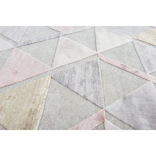 Tappeto grigio , 60 x 110 cm Margot Triangle - Universal-image-1