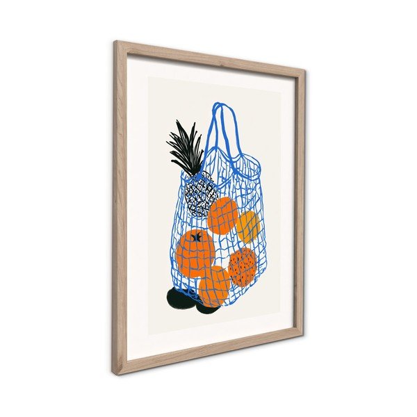 Dipinto stampato con cornice inclusa 30x40 cm Summer Fruit – Styler-image-4