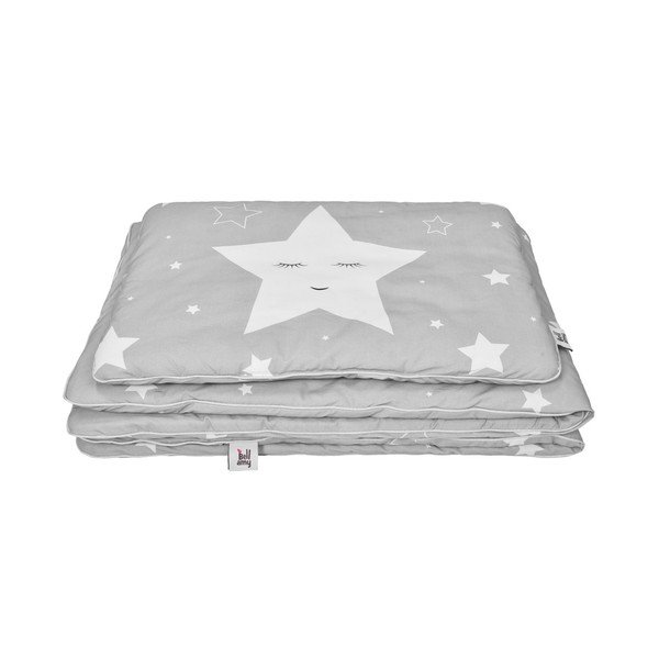 Set di coperte e cuscini in cotone per neonati Shining Star, 100 x 135 cm - BELLAMY-image-2
