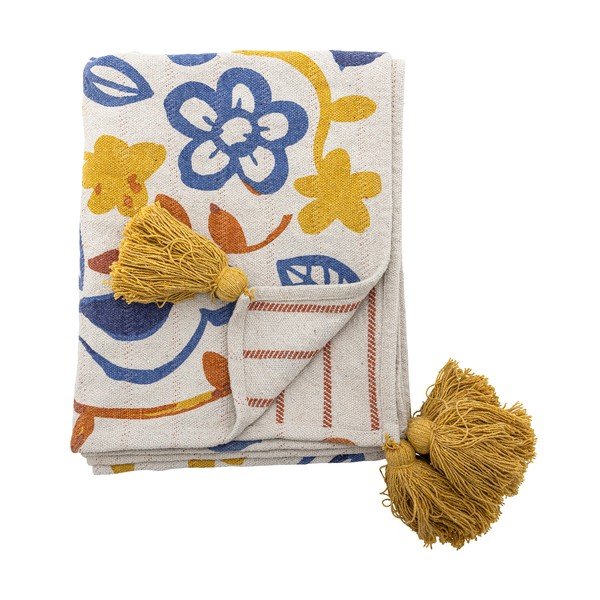 Coperta in cotone riciclato 130x160 cm Figuria – Bloomingville-image-3