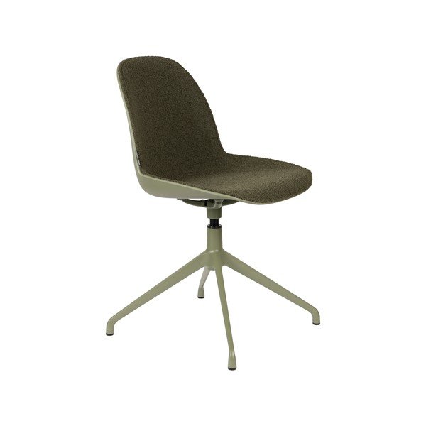 Sedia da ufficio verde in imbottito Albert Kuip – Zuiver