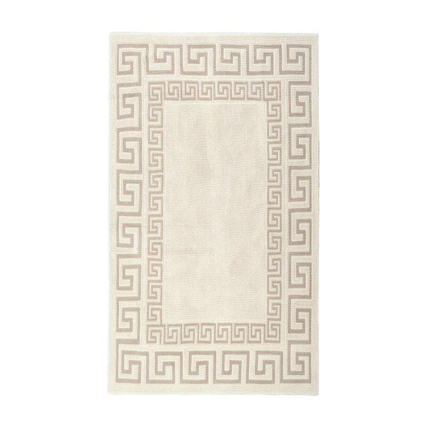 Tappeto in cotone crema Orient, 100 x 200 cm - Floorist