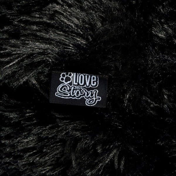 Letto per cani nero 55x87 cm - Love Story-image-4