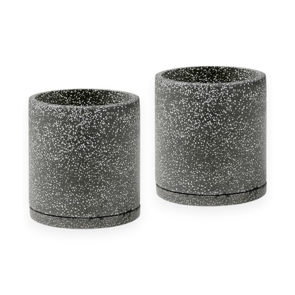Vasi in cemento in set da 2 pezzi ø 26 cm Terrazzo - Bonami Selection