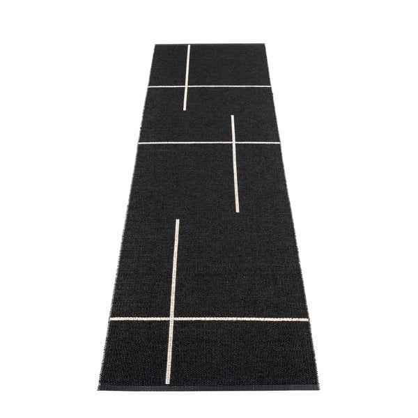 Passatoia da interno/esterno nera 70x270 cm Fred Black – Pappelina