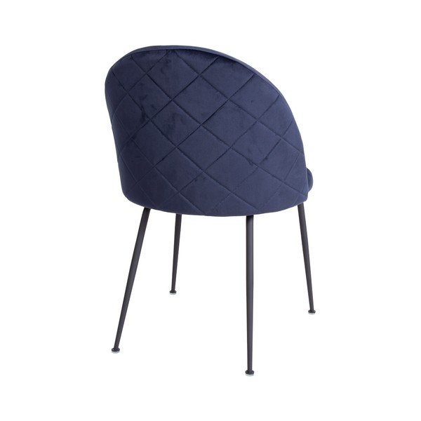 Set di 2 sedie da pranzo blu con gambe nere Geneve - House Nordic-image-2
