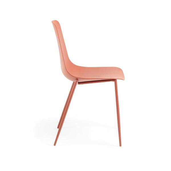 Sedia da pranzo arancione scuro Wassu - Kave Home-image-2