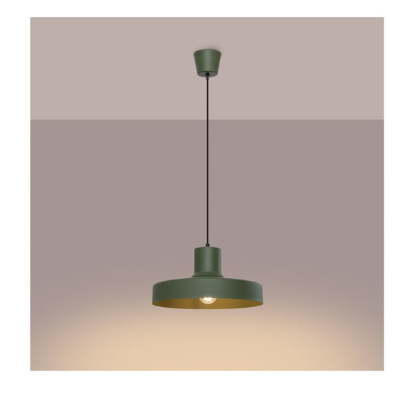 Lampadario verde ø 35 cm Vito – Sollux-image-4