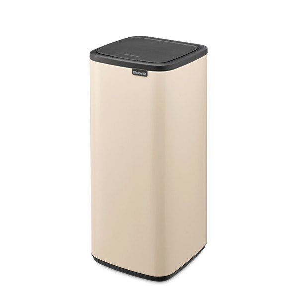 Cestino per la spazzatura beige in acciaio touch 30 l Bo Touch – Brabantia