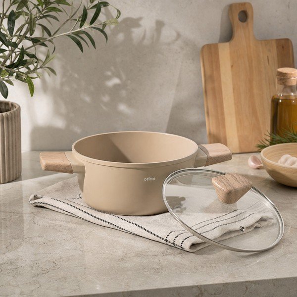 Casseruola con coperchio incluso/con superficie in ceramica 4,4 l Ecrina – Orion-image-1