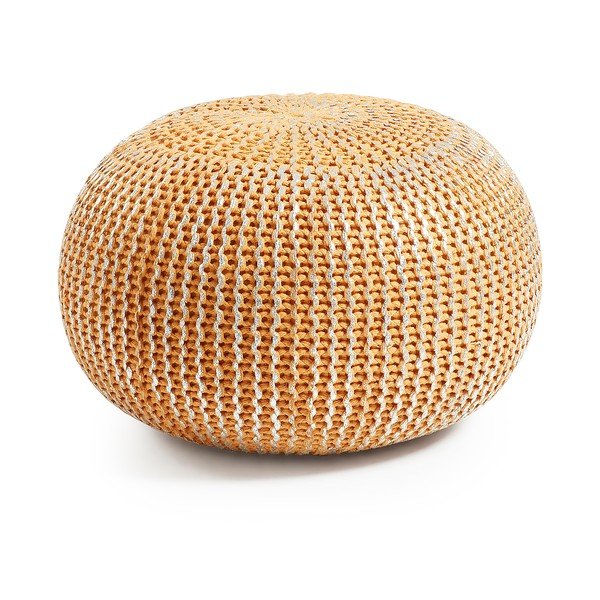 Oranžový sedací puf La Forma Shore