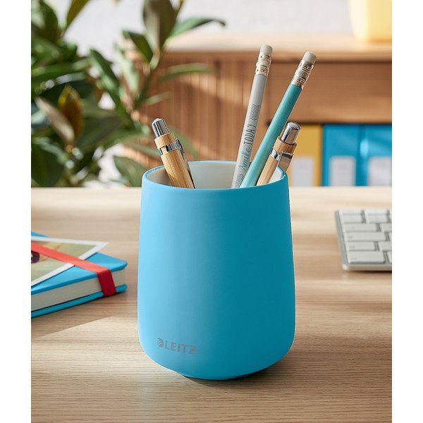 Tazza per matite in ceramica blu Cosy - Leitz-image-3