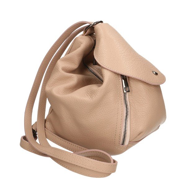 Zaino in pelle beige - Chicca Borse-image-4