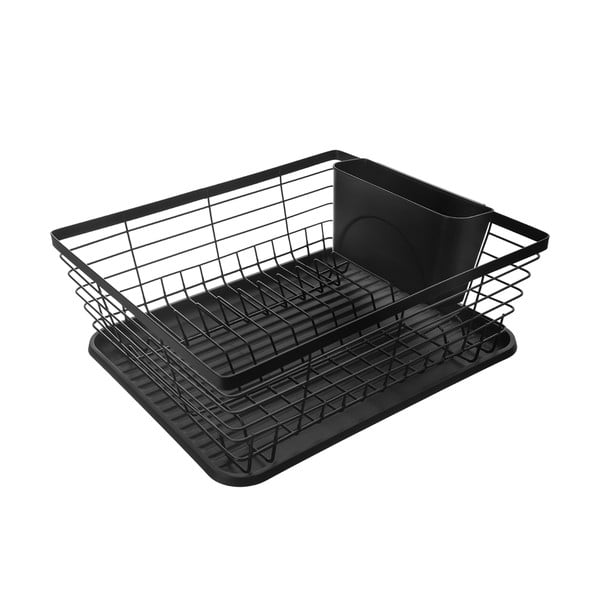 Scolapiatti nero in metallo 36x30,5 cm Radka - Orion