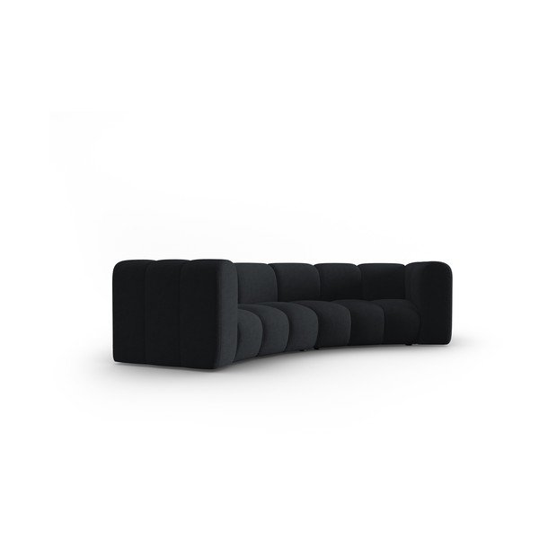 Divano nero 322 cm Lupine - Micadoni Home-image-2