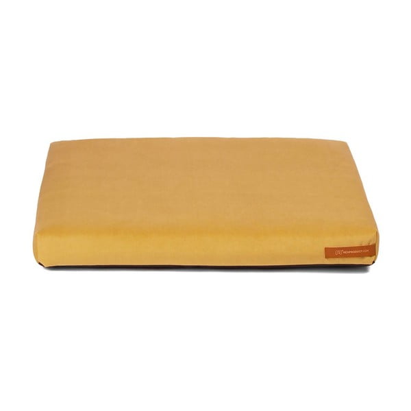 Materasso giallo per cane in ecopelle 60x70 cm SoftPET Eco L - Rexproduct-image-4