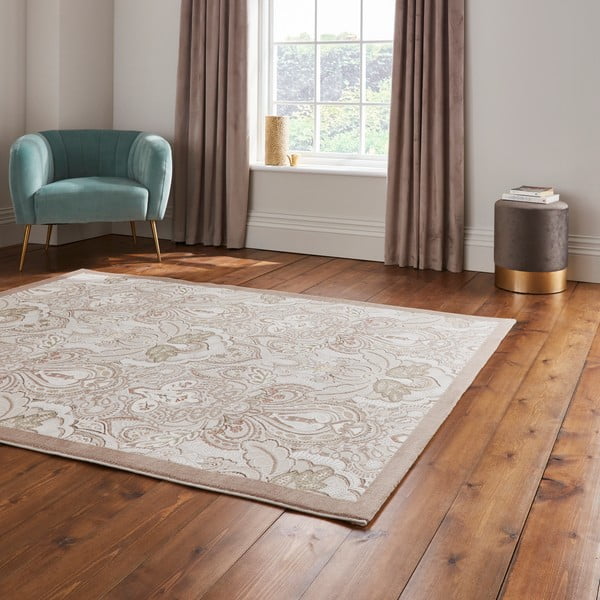 Tappeto color crema 120x170 cm Damask Bronze – Think Rugs-image-2