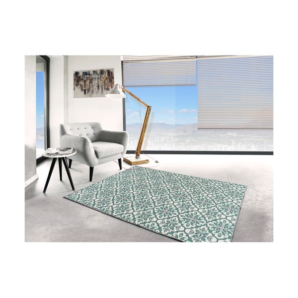 Tappeto bianco Finlandia adatto all'esterno, 170 x 120 cm - Universal-image-2