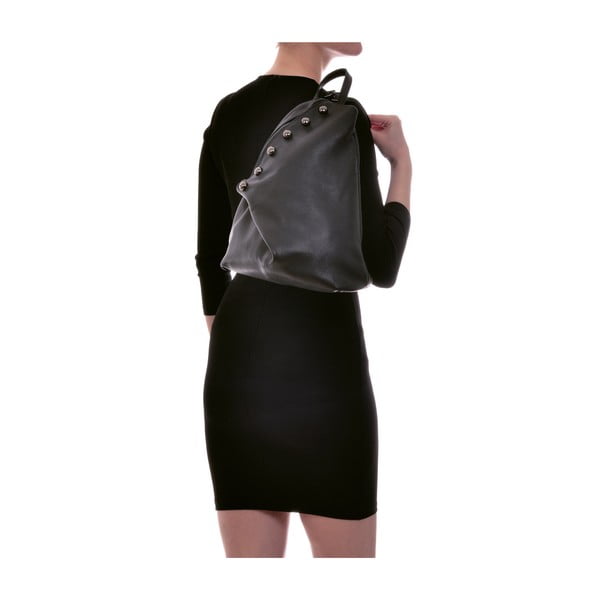 Zaino in pelle nera Mell - Luisa Vannini-image-4