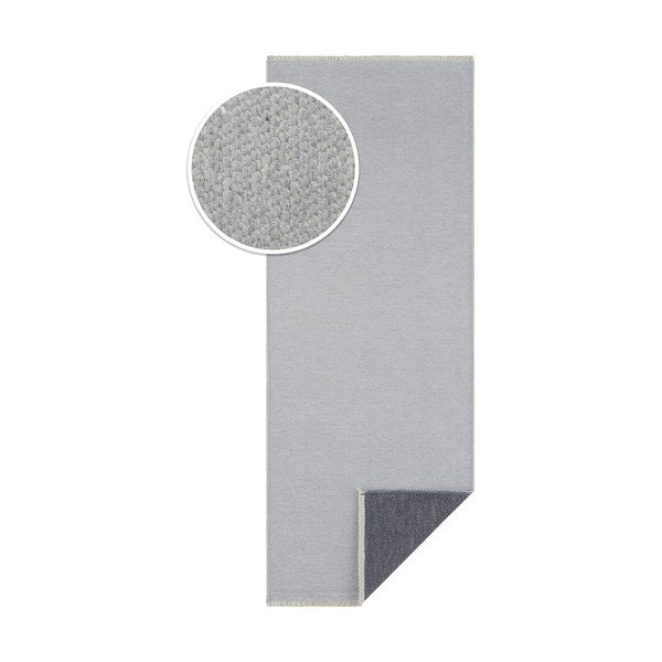 Runner bifacciale grigio , 80 x 300 cm Duo - Hanse Home-image-4