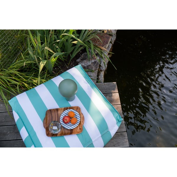 Pouf da giardino bianco e verde – Bonami Essentials-image-2