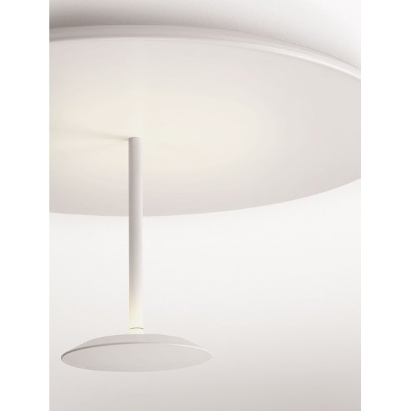 Plafoniera LED bianco opaco in acciaio con intensità regolabile Nima – Nova Luce-image-2
