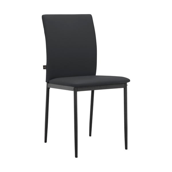 Set di sedie da pranzo in similpelle nere 2 pz Pavia - Støraa-image-4