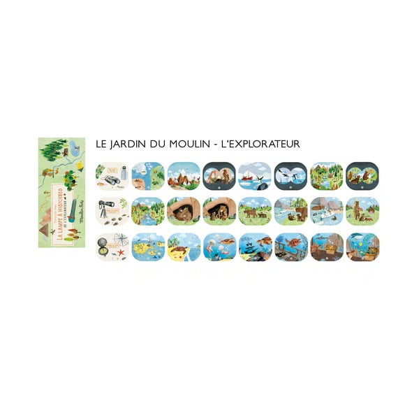 Set di proiezioni per bambini Animali selvatici - Moulin Roty-image-1