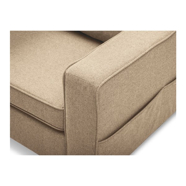Poltrona beige Narcisse - Mazzini Sofas-image-4
